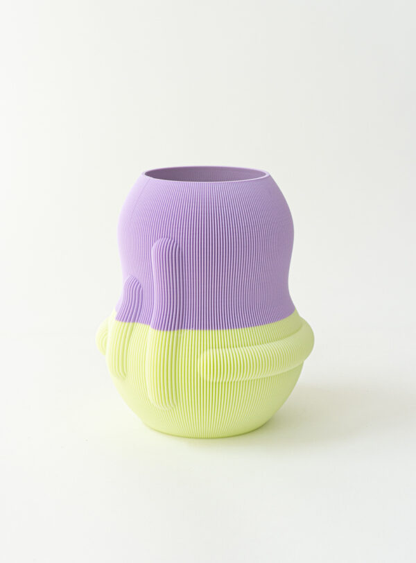 Eggplant vase